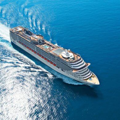 MSC Divina na otvorenom moru