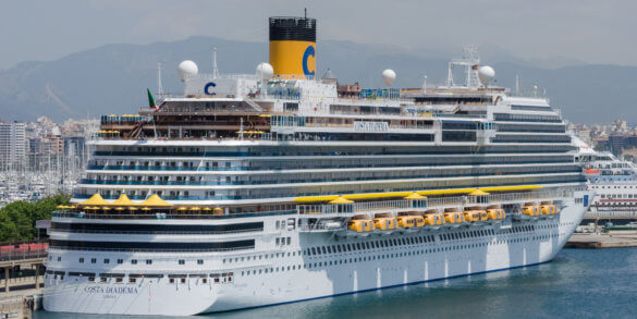 costa diadema pogled na krmu