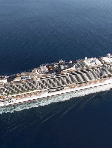 MSC Seaside pogled iz zraka
