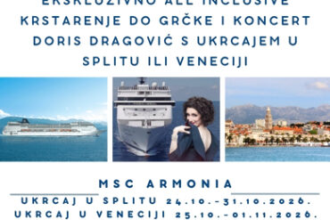 Krstarenje iz Splita i koncert Doris Dragović
